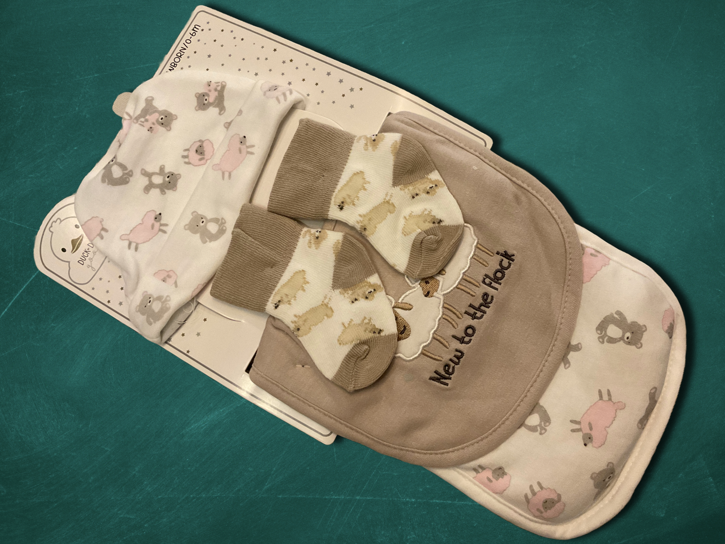 4 Piece Baby Boy Animal-Themed Gift Set