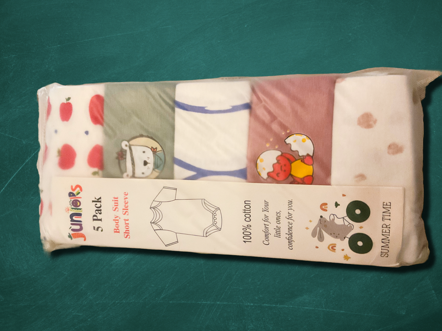 π Berry Sweet Days β 5-Pack Baby Bodysuit Set βοΈ