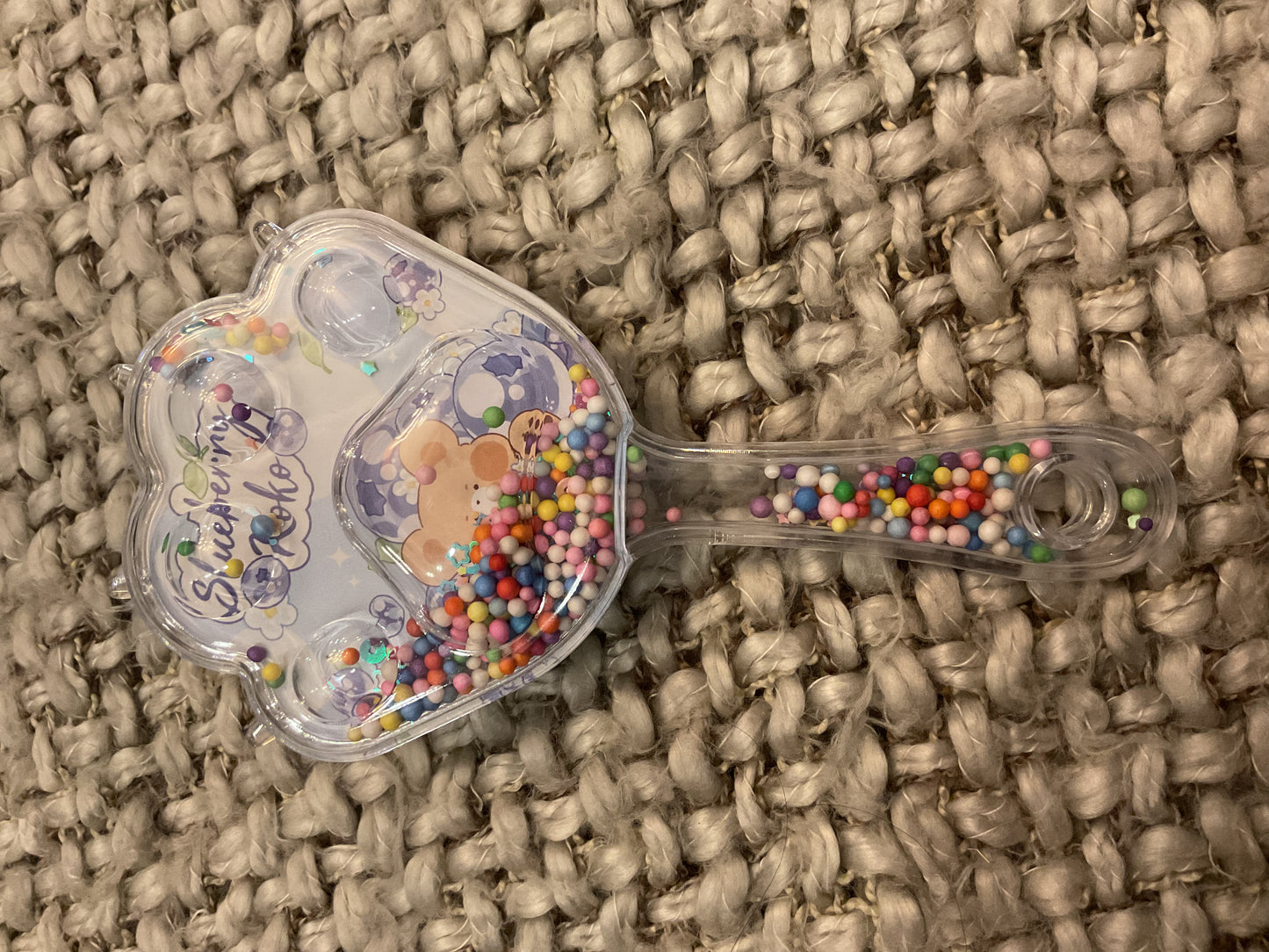 Unicorn Baby Hair Brush – Soft Bristles with Colorful Beads & Cute Handle Design