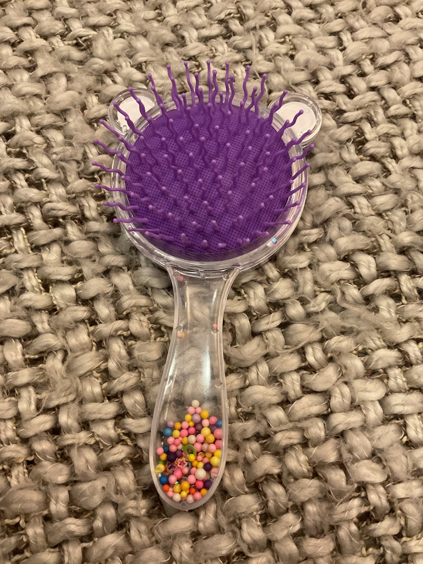 Unicorn Baby Hair Brush – Soft Bristles with Colorful Beads & Cute Handle Design