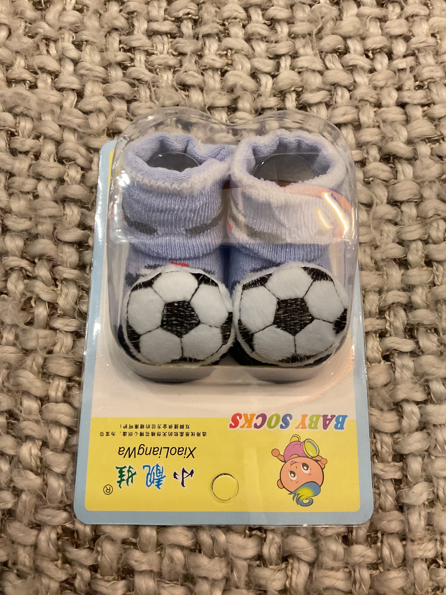 Cute  Bear Face Boys Socks – Soft & Snug for Newborns (0–6 Months)