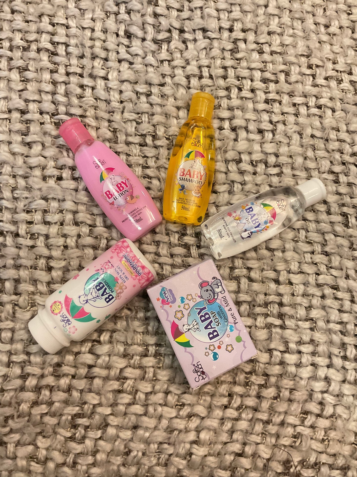 Soft Touch Baby Care Essentials Set – 6-in-1 Combo Pack